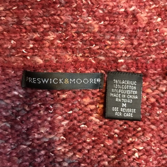 Preswick & Moore Cardigan Sweater Medium - Picture 6 of 6